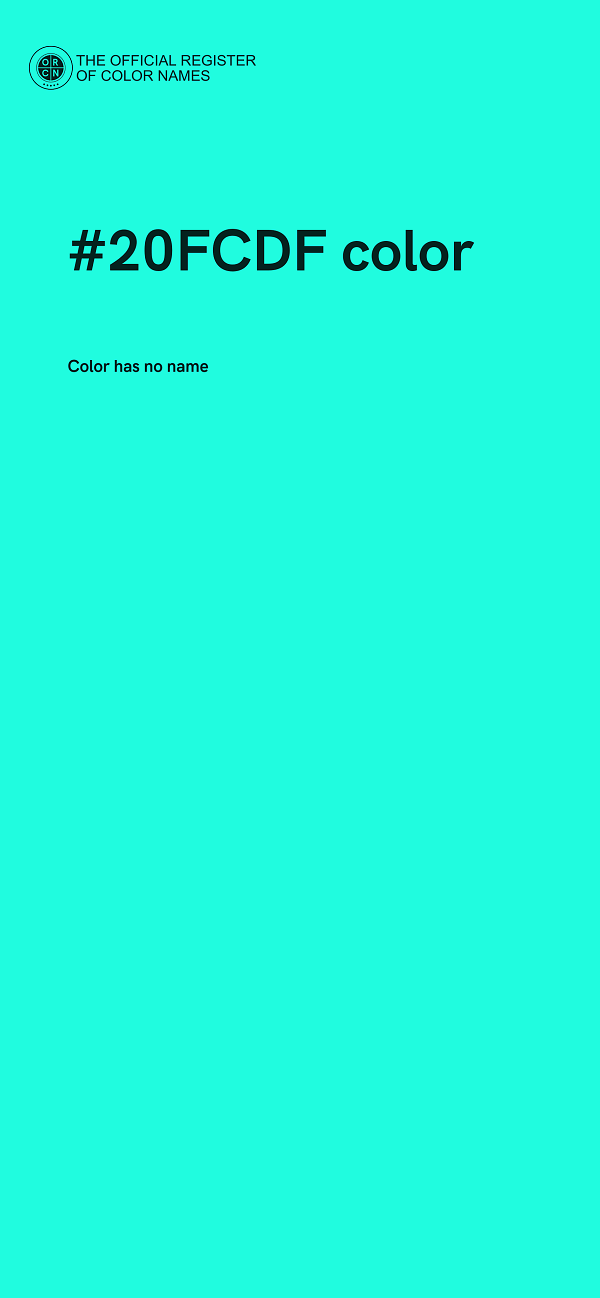 #20FCDF color image
