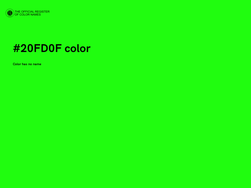 #20FD0F color image