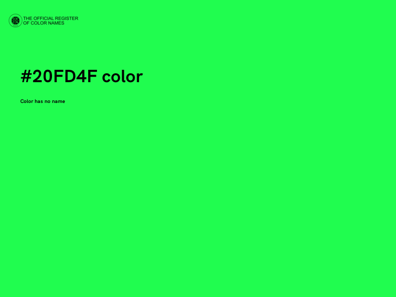 #20FD4F color image