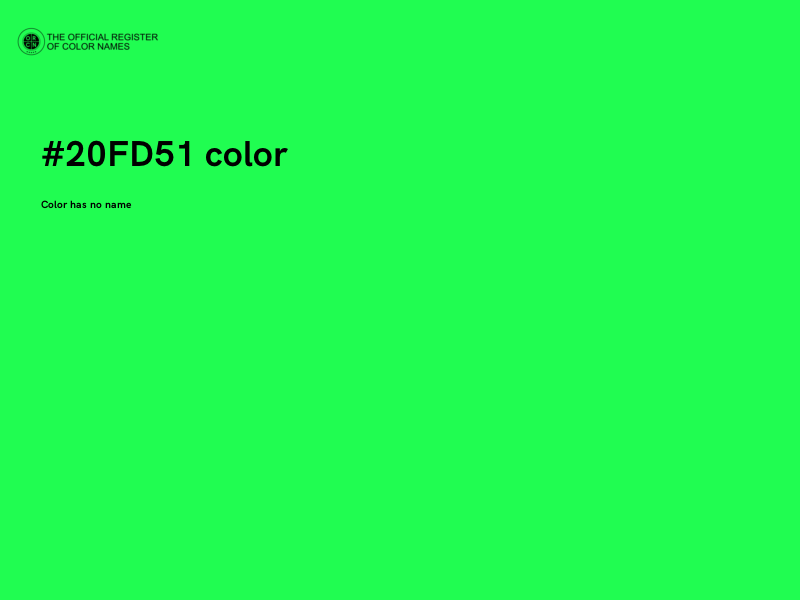 #20FD51 color image