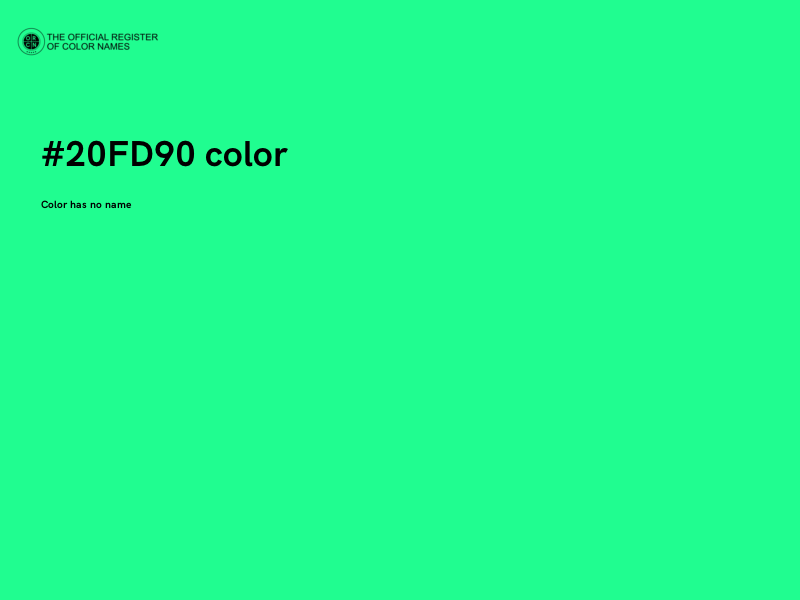 #20FD90 color image