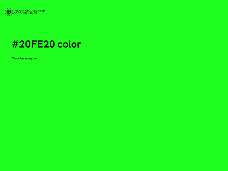 #20FE20 color image