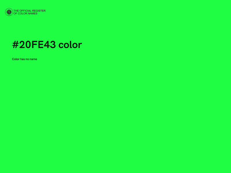 #20FE43 color image