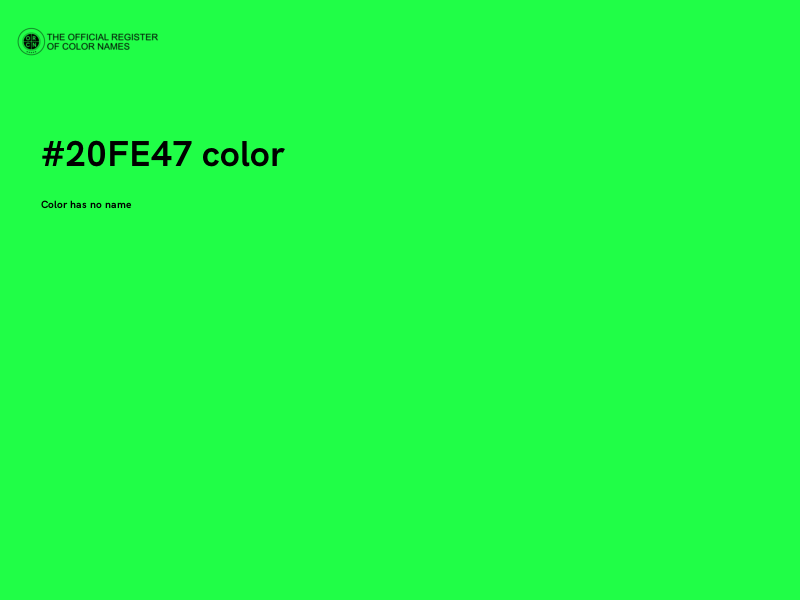 #20FE47 color image