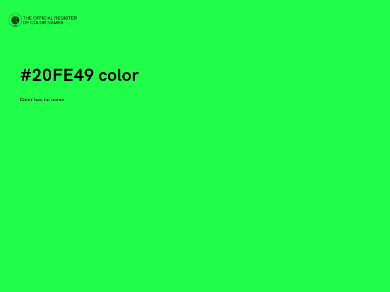 #20FE49 color image