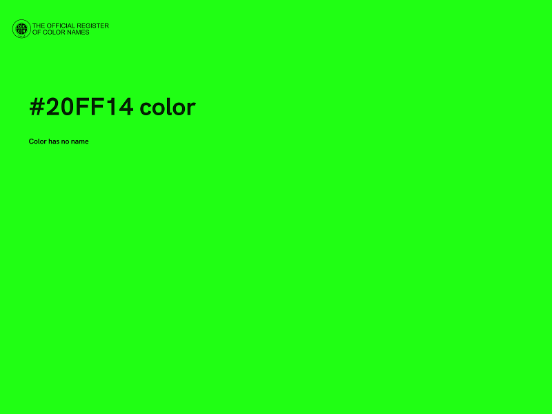 #20FF14 color image