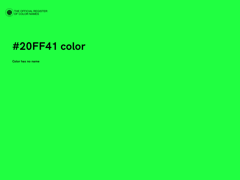 #20FF41 color image