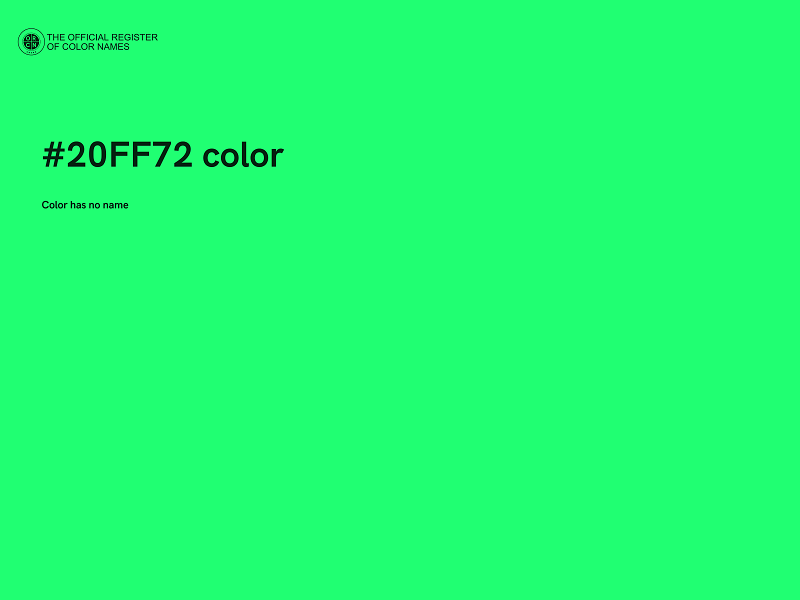 #20FF72 color image