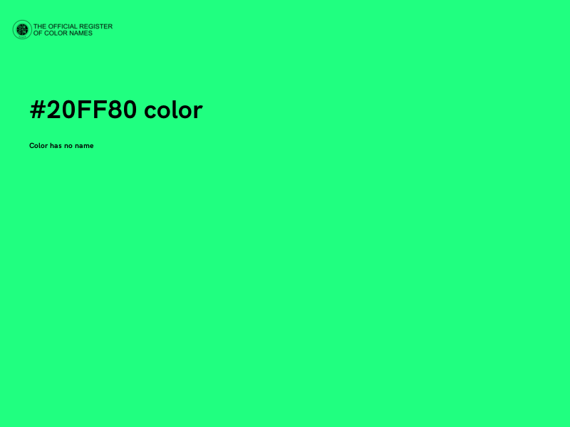 #20FF80 color image