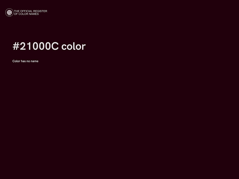 #21000C color image