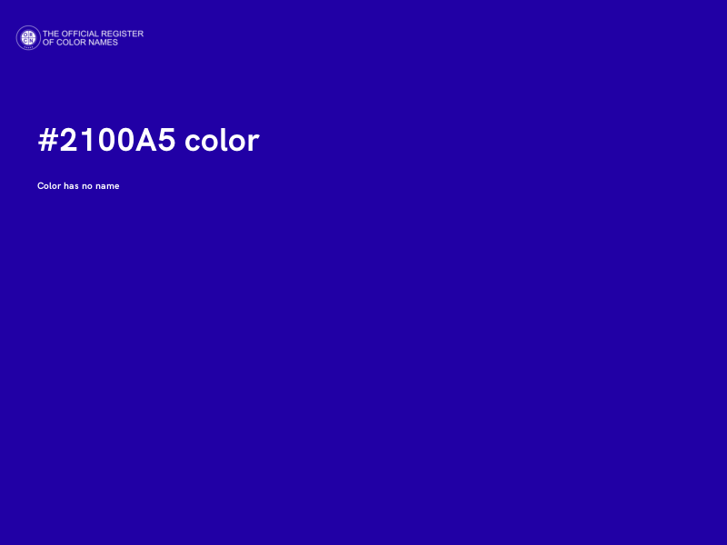 #2100A5 color image