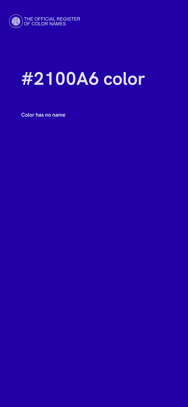 #2100A6 color image