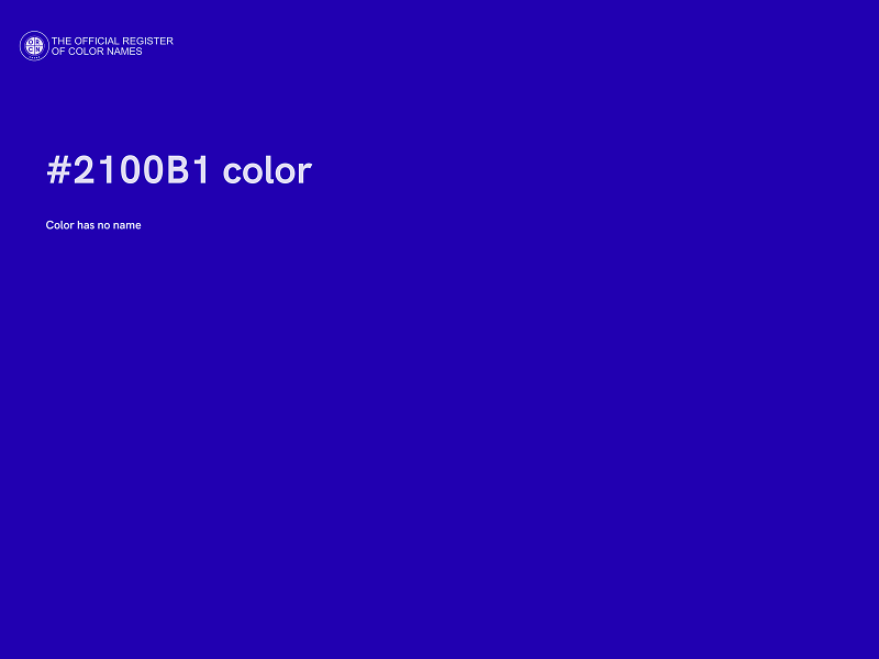 #2100B1 color image