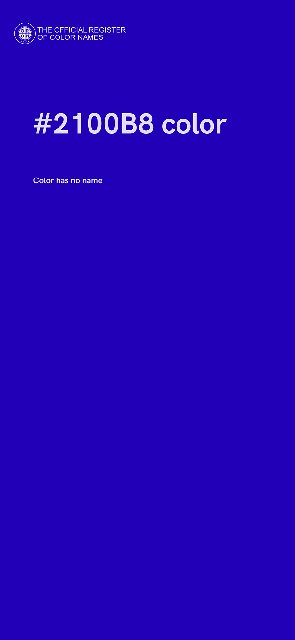 #2100B8 color image