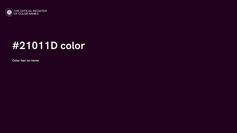 #21011D color image
