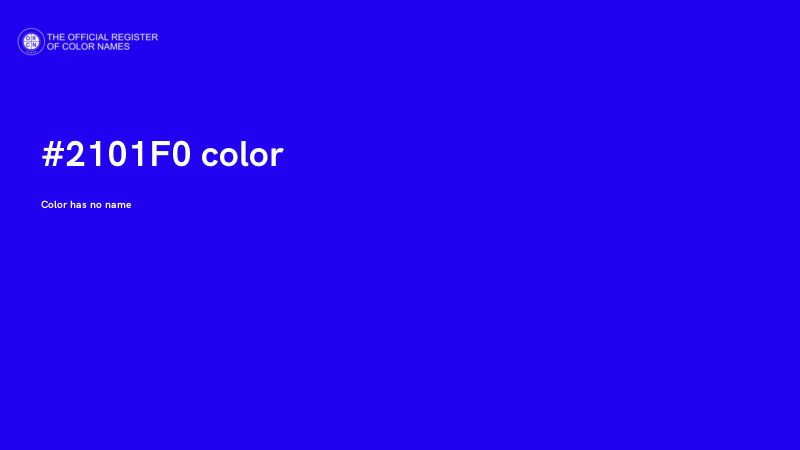 #2101F0 color image