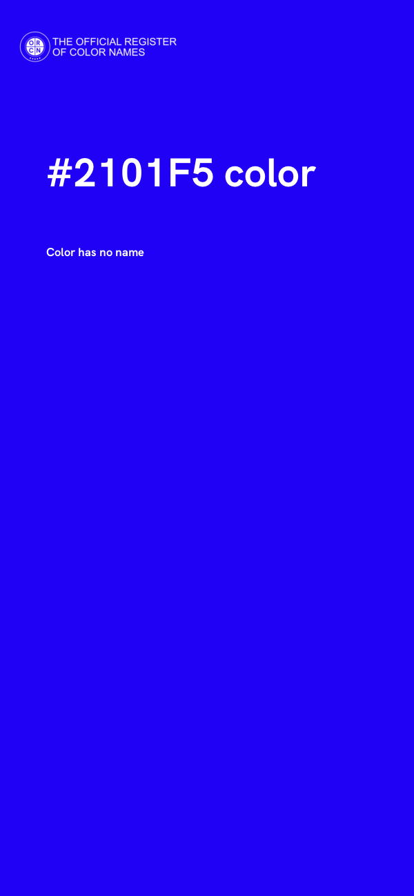 #2101F5 color image