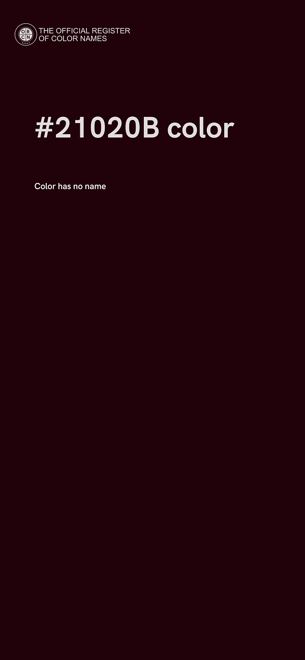 #21020B color image