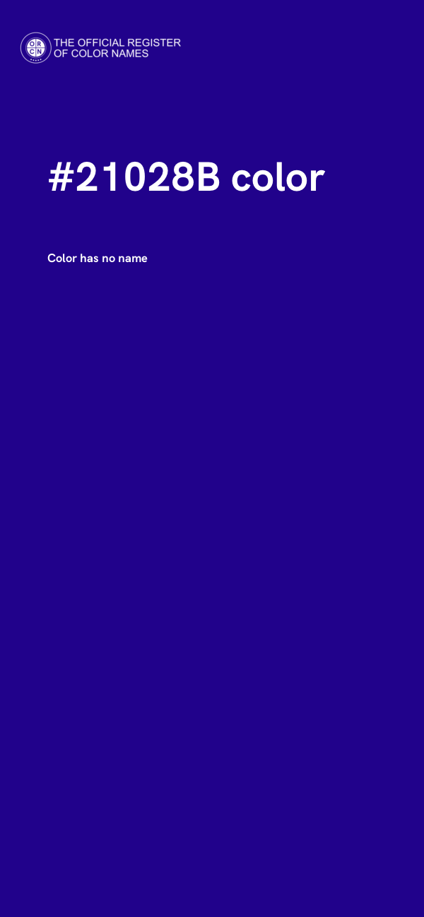#21028B color image