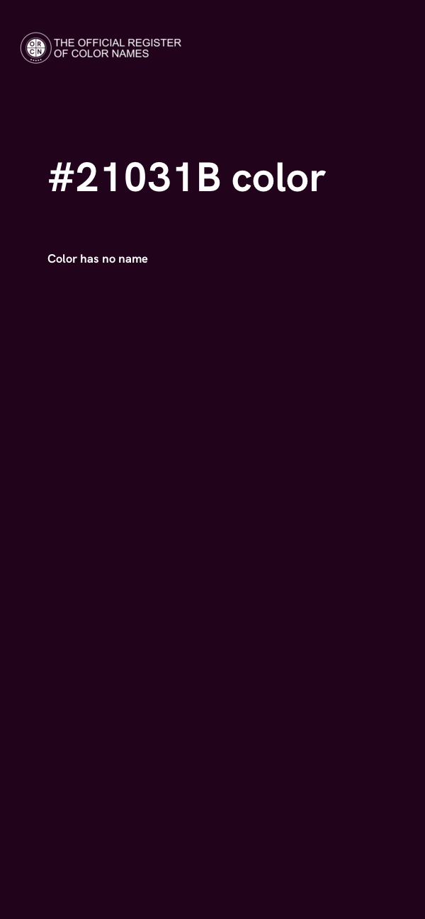 #21031B color image