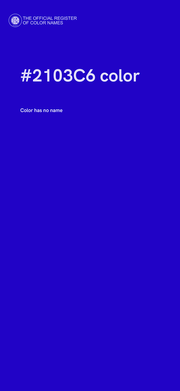 #2103C6 color image