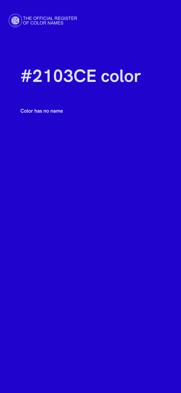 #2103CE color image