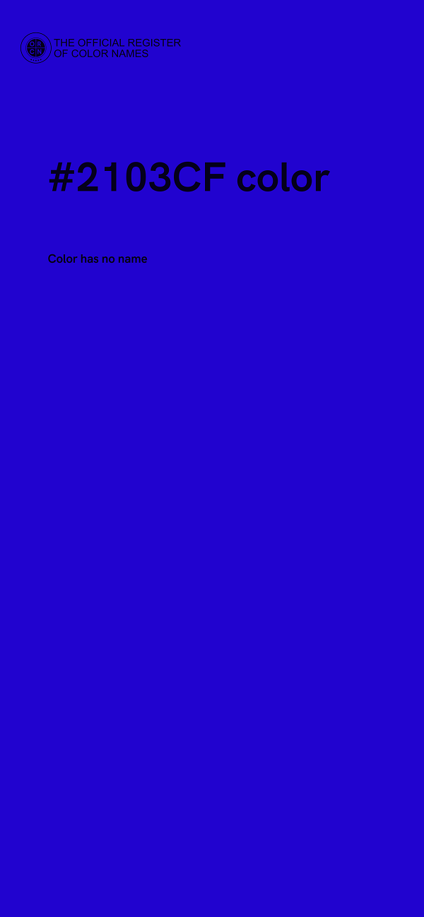 #2103CF color image