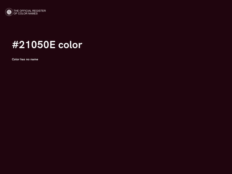 #21050E color image