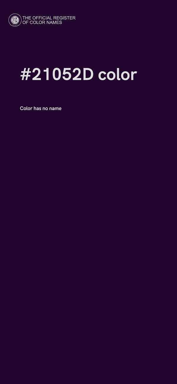 #21052D color image