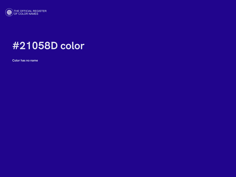 #21058D color image