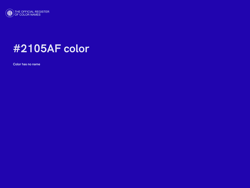 #2105AF color image