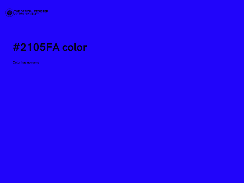 #2105FA color image