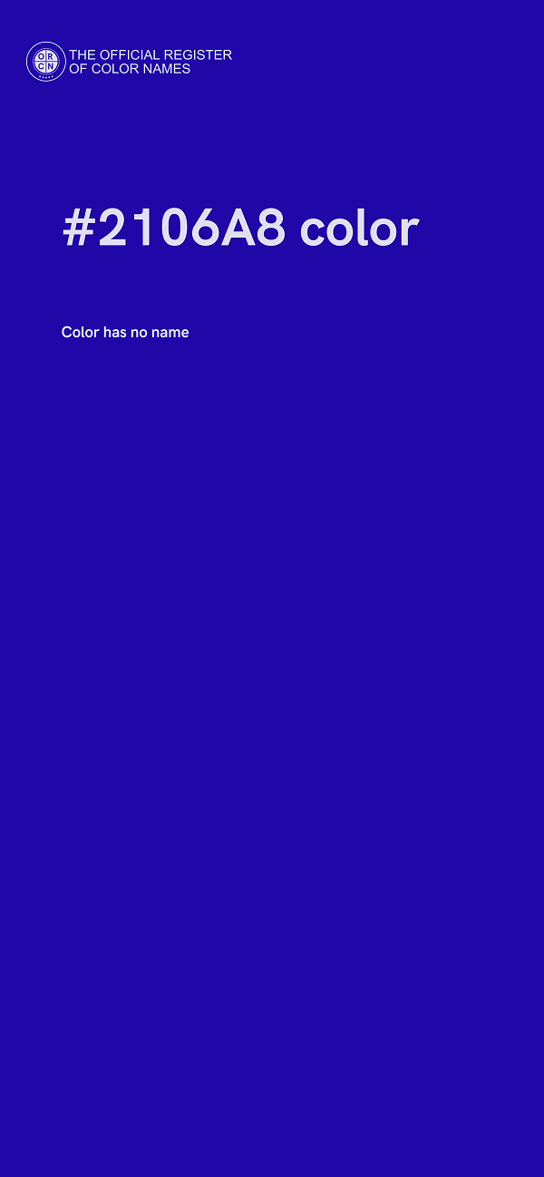 #2106A8 color image