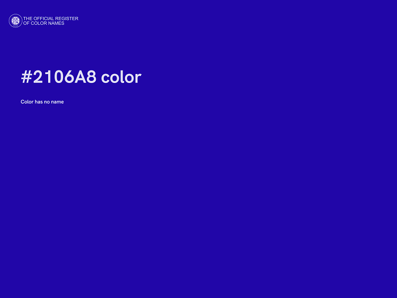 #2106A8 color image