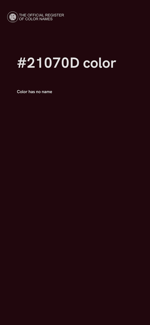 #21070D color image