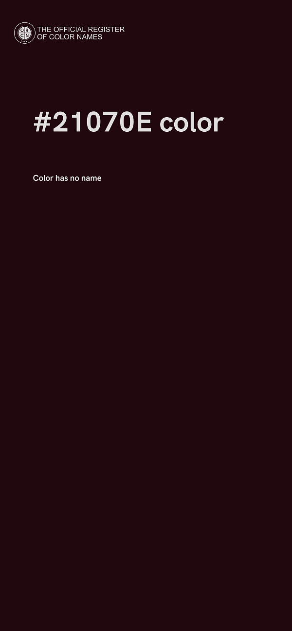 #21070E color image