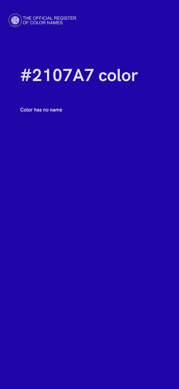 #2107A7 color image