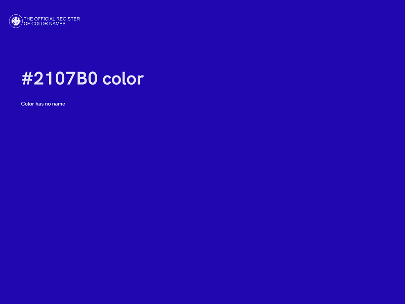 #2107B0 color image