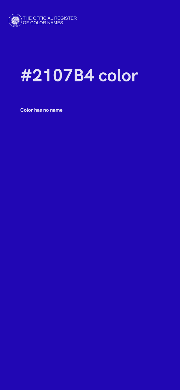 #2107B4 color image