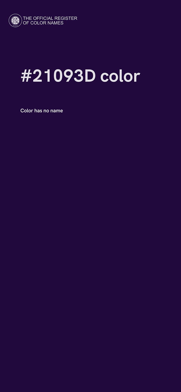 #21093D color image