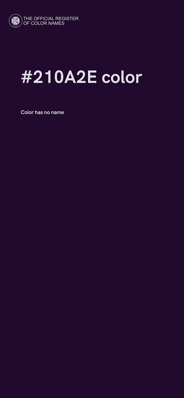 #210A2E color image