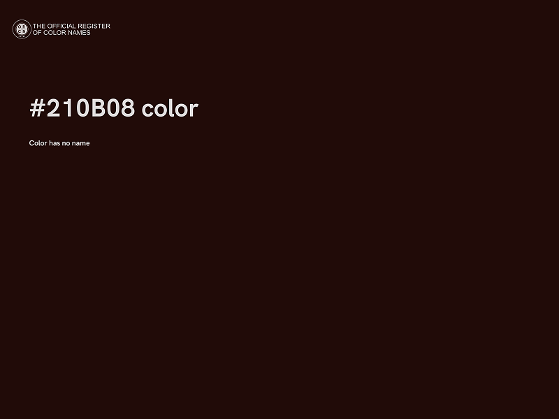 #210B08 color image