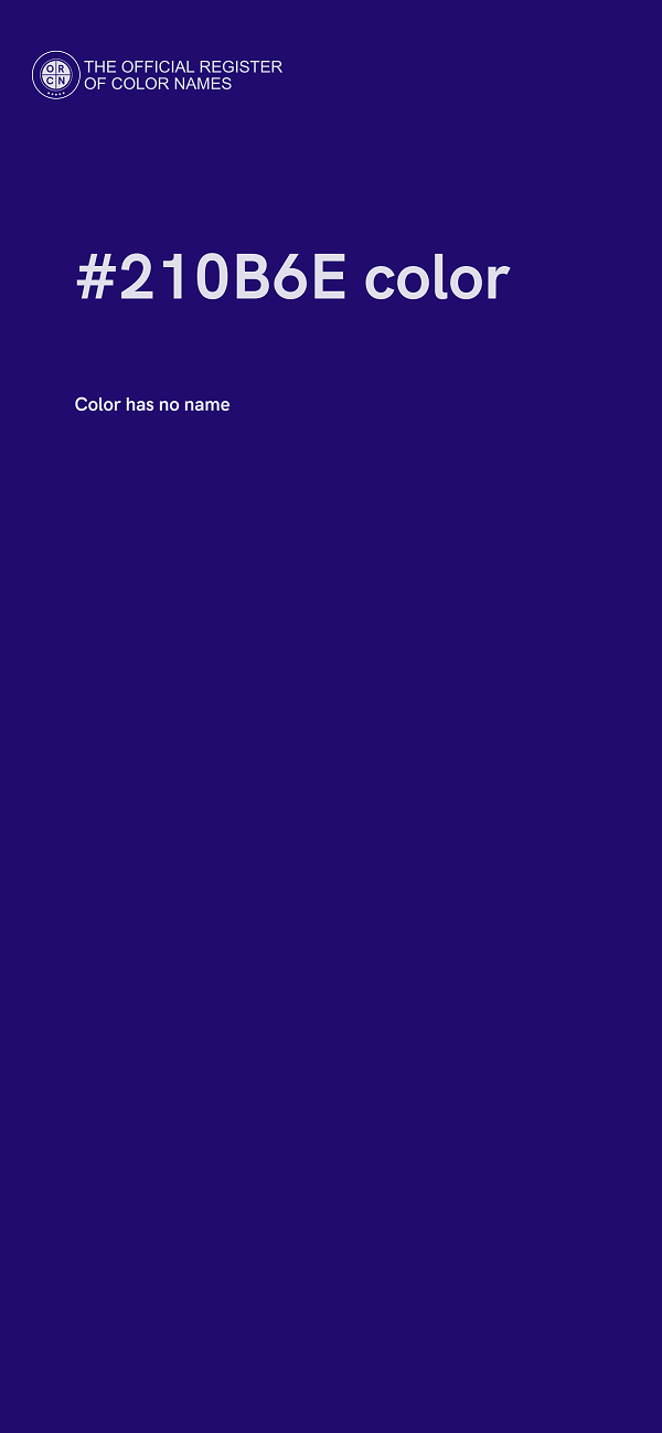 #210B6E color image