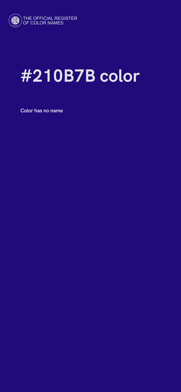 #210B7B color image