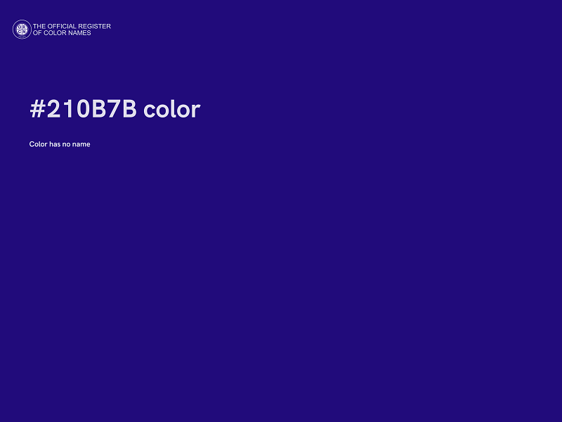 #210B7B color image