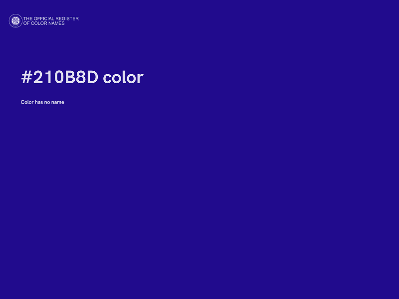 #210B8D color image