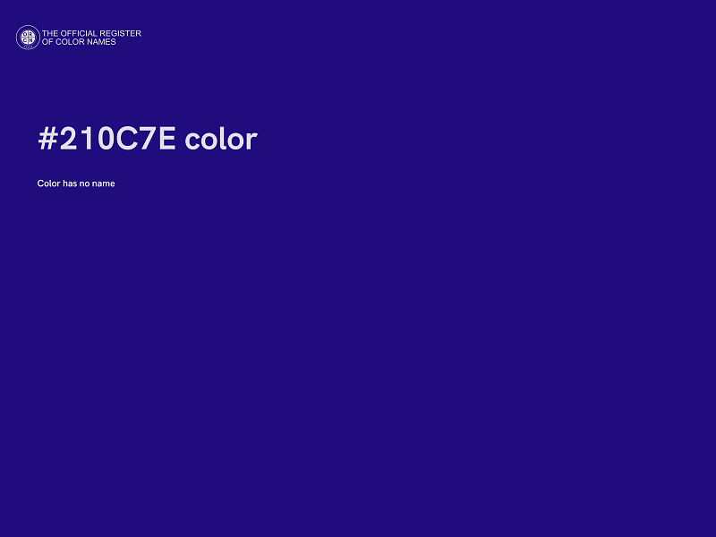 #210C7E color image