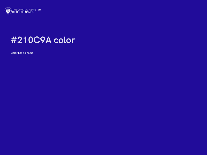 #210C9A color image