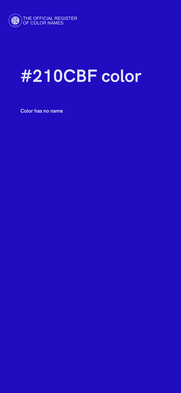 #210CBF color image