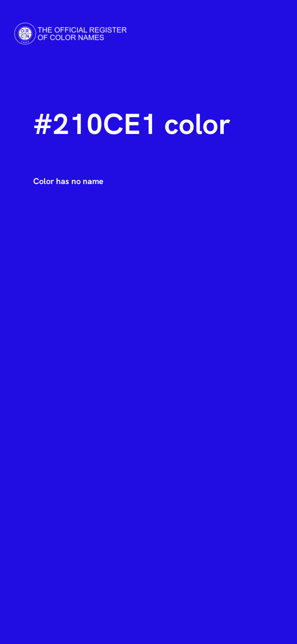 #210CE1 color image